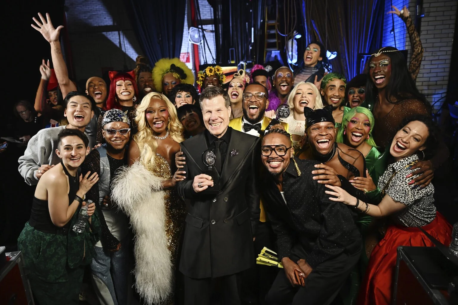 Backstage at The Tony Awards