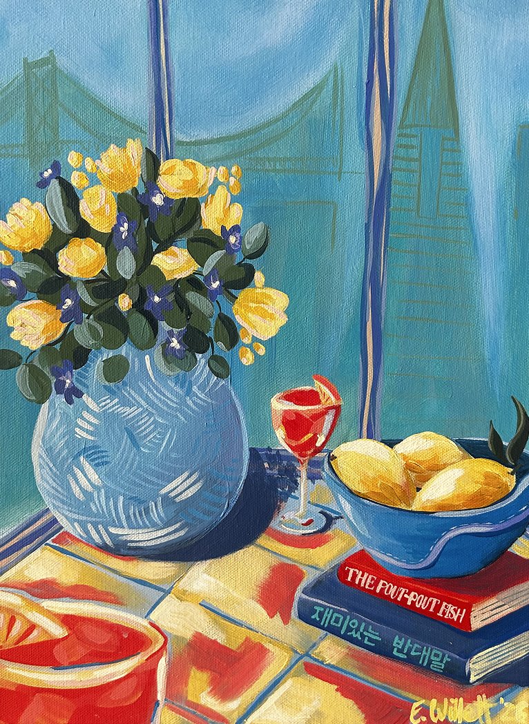 Everyday Monday, Acrylic on Canvas, 16"x20"