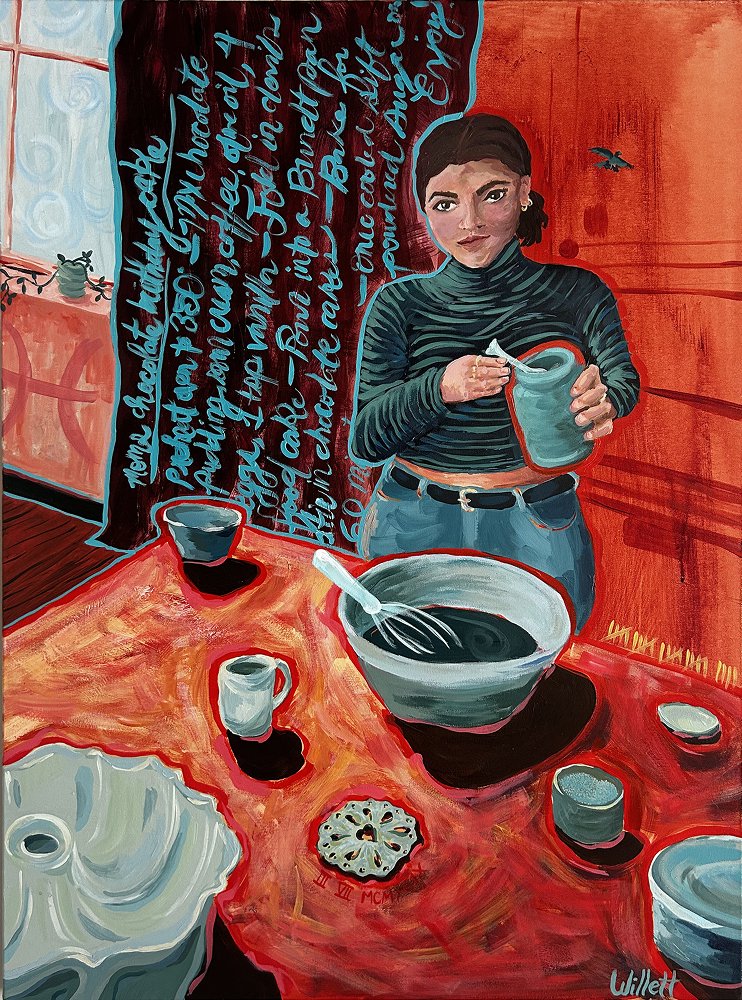 Sister Baker, Acrylic on Canvas, 30"x40"