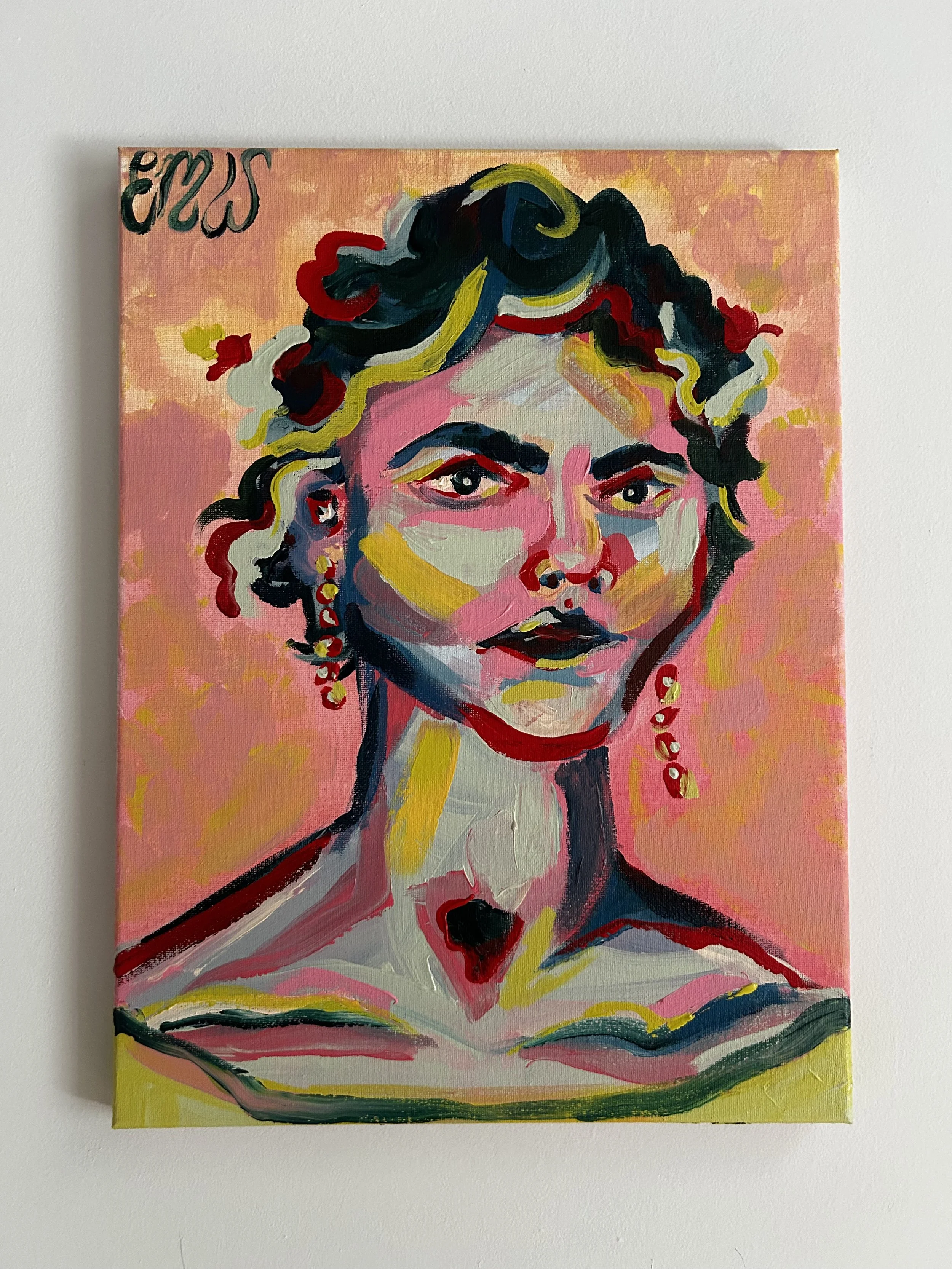 Untitled, Acrylic on Canvas, 12"x16"