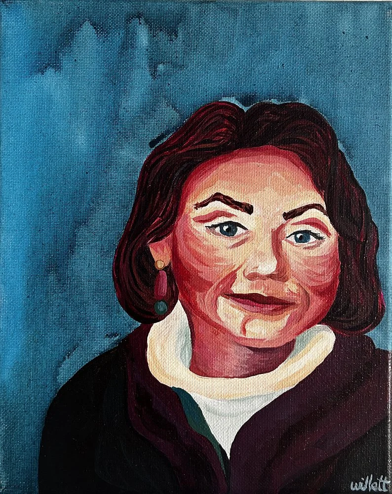 Mimi, Acrylic on Canvas, 8"x10"