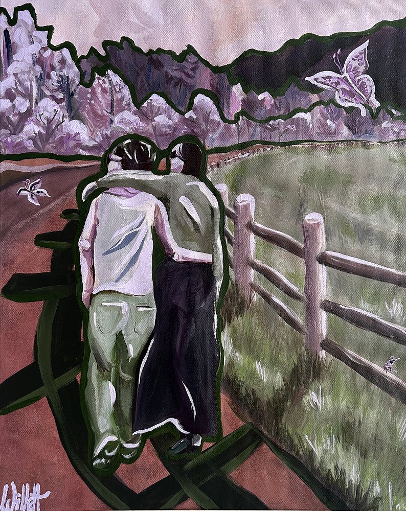 After Dinner, Acrylic on Canvas, 16"x20"