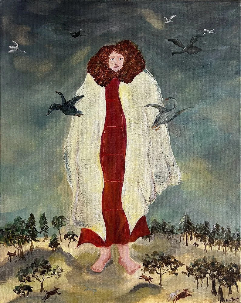 Leo-zy, Acrylic on Canvas, 16"x20"