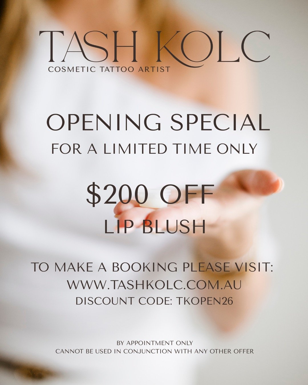 To celebrate opening at my new location, I&rsquo;m offering $200 off Lip Blush for a limited time only 🤍
Lip Blush is designed to softly enhance your natural lips by adding beautiful colour, definition, and balance &mdash; creating a fresh, effortle