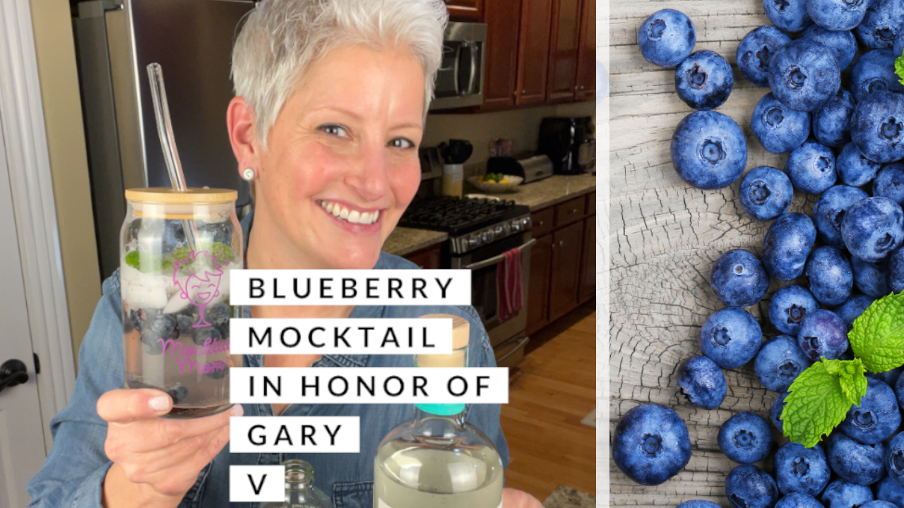 Taste And See With Gary Vee - Blueberry Spritz Mocktail