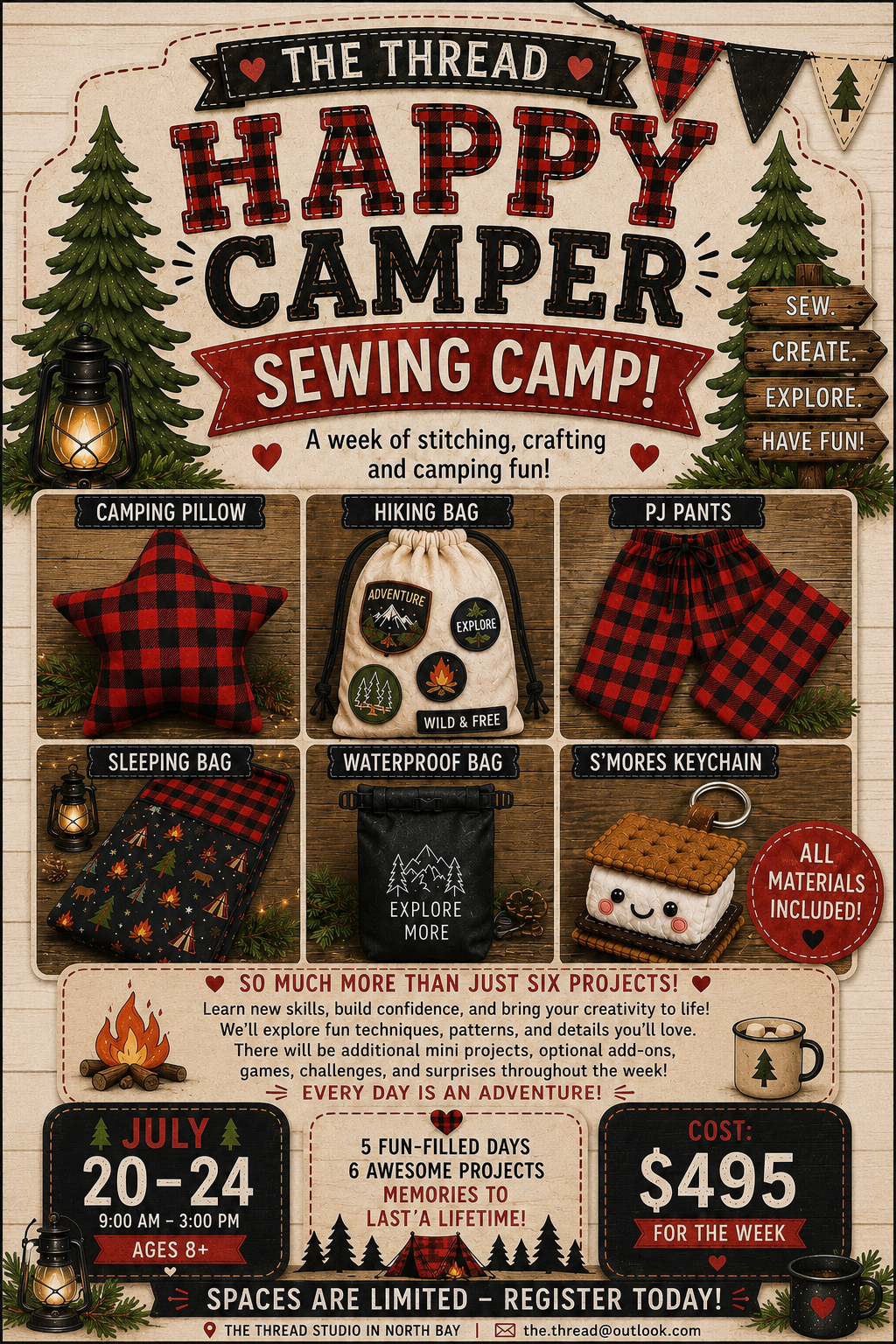 HAPPY CAMPER - DAY CAMP - JULY