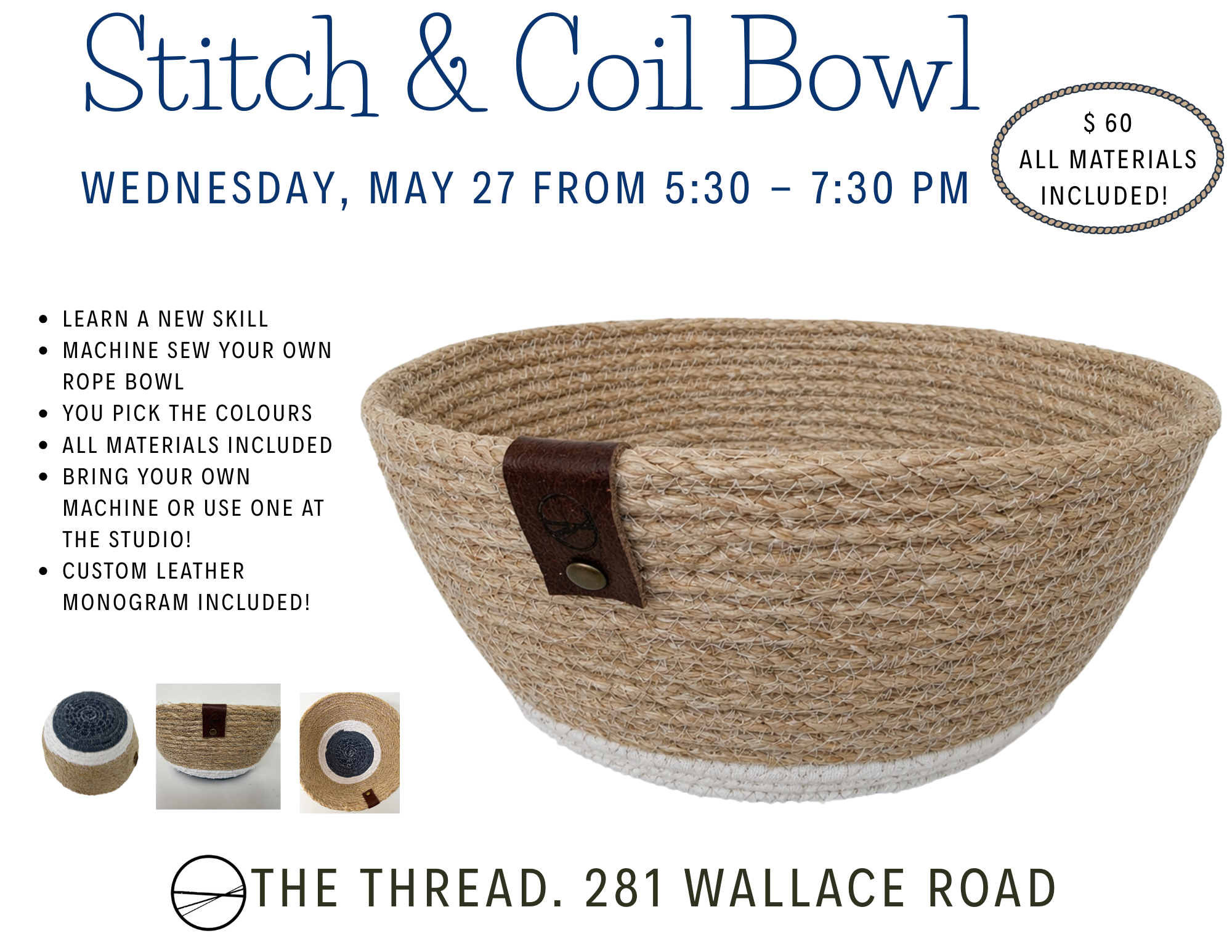 Stitch and Coil Bowl - May 27, 2026