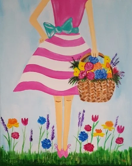 Girl in Garden