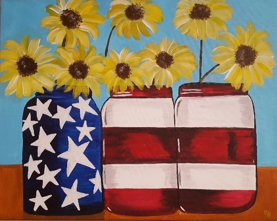 4th of July Daisies