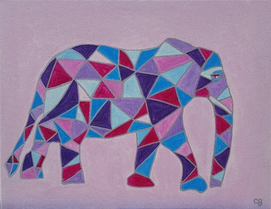 Mosaic Elephant