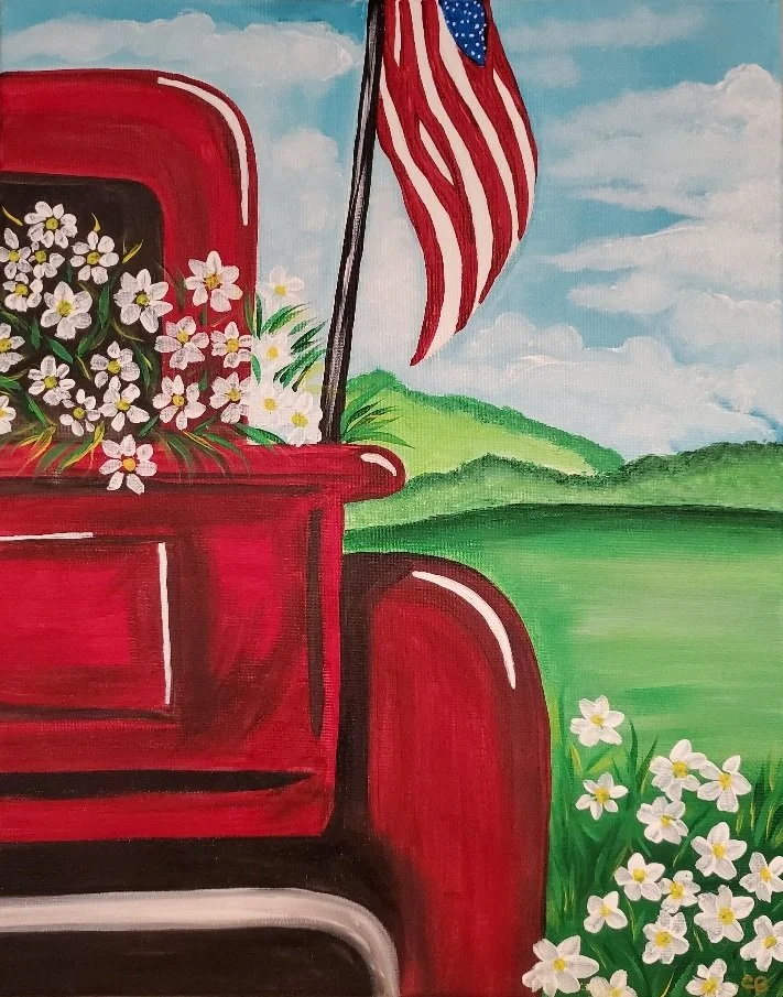 Patriotic Truck