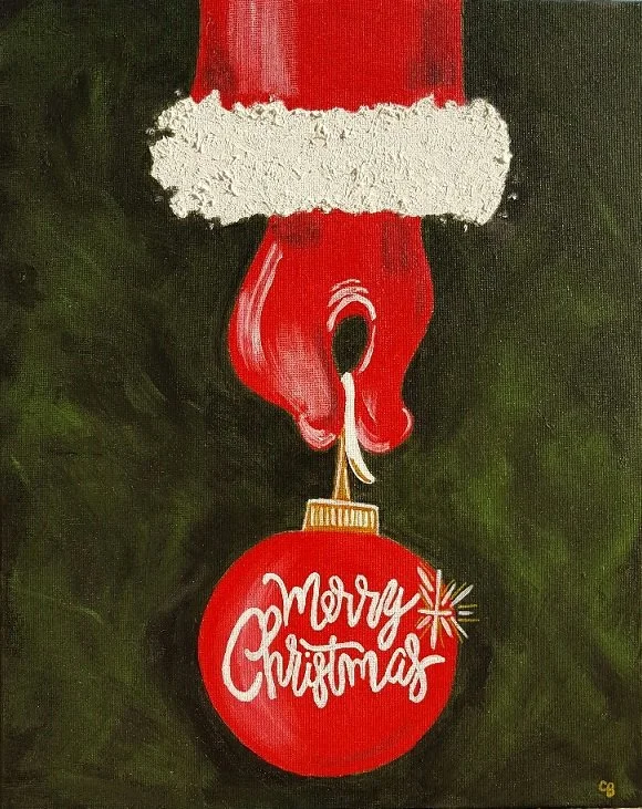 Santa with Ornament