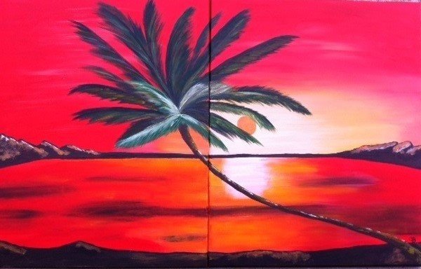 Palm Tree Sunset