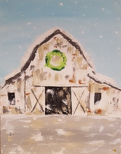 Winter Barn