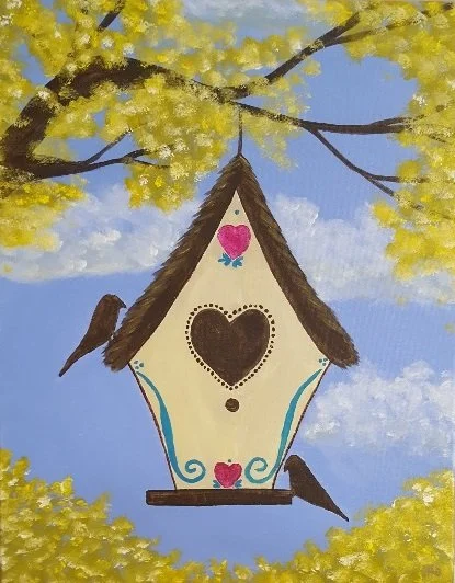 Spring Bird House
