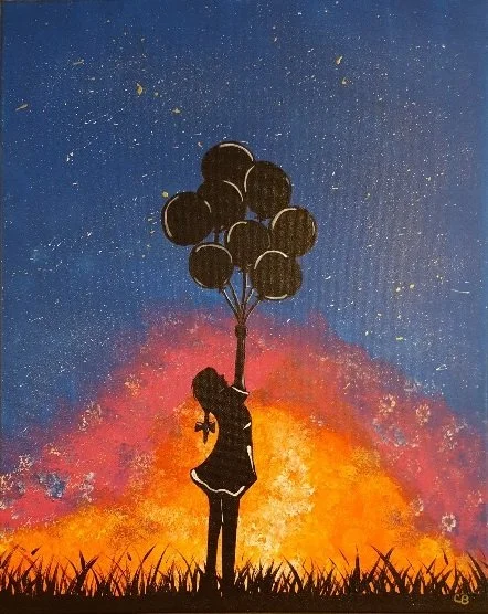 Girl with Balloons