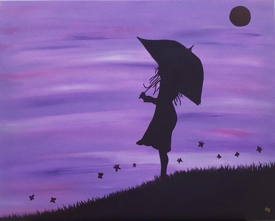 Girl with Umbrella