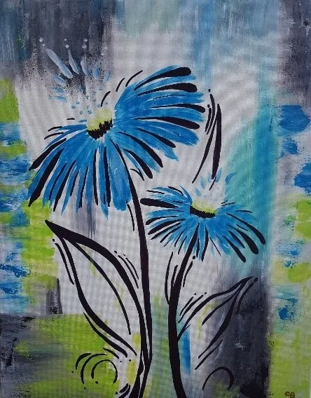Blue Daisies