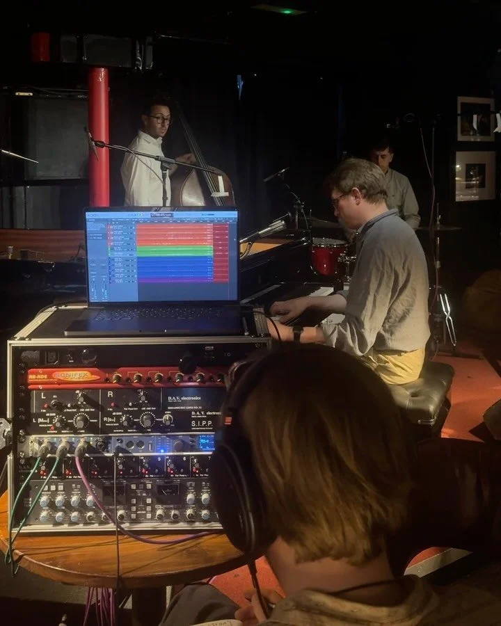 Here&rsquo;s some clips of is recording some of my songs for the first time! 
We were lucky to do it in one of my favourite clubs for a sound that&rsquo;s a little closer to the live experience&mdash;and most of our favourite records. All under the e