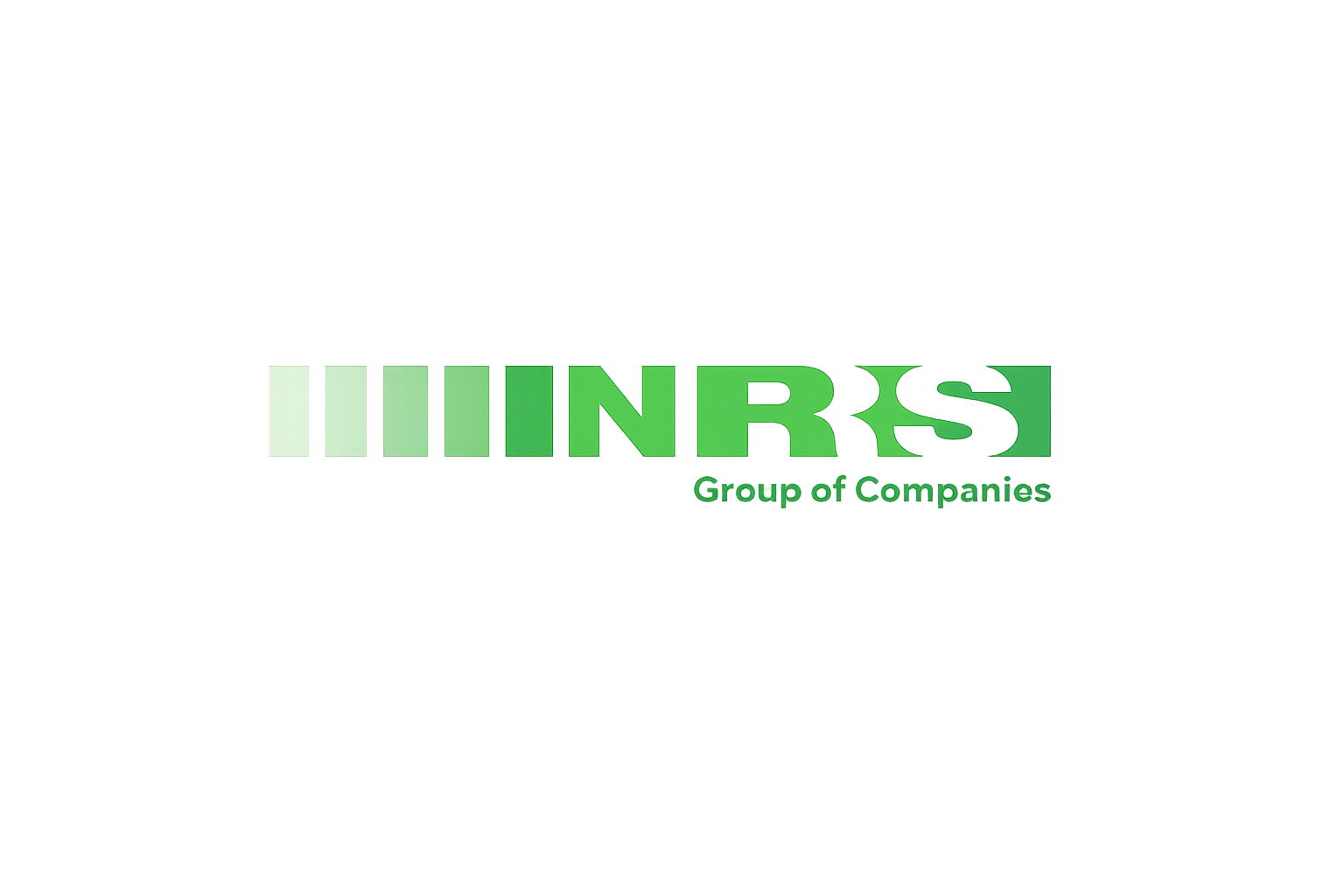 NRS logo with parts of the text and graphics shifted and blurred, creating a digital glitch effect.