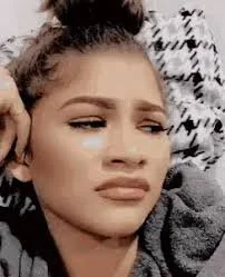 Zendaya giving side-eye because people think sex work, escorting, camgirling, is a way to make easy money very fast, and it most definitely is not.
