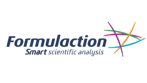 Logo de Formulation avec des lignes colorées et le texte 'Formulation', 'smart scientific analysis'.