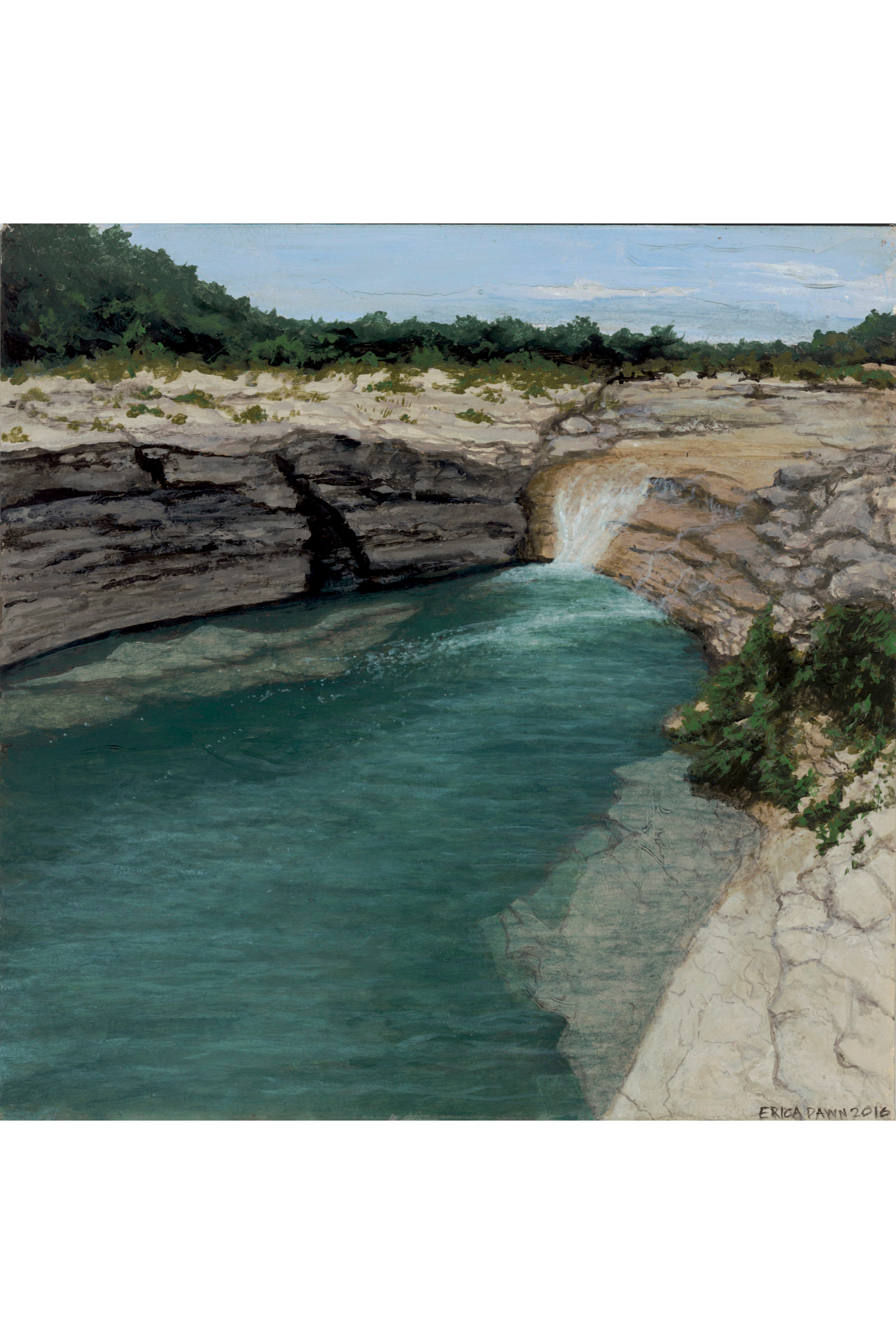 Fisher Falls - 12" x 12" Fine Art Print