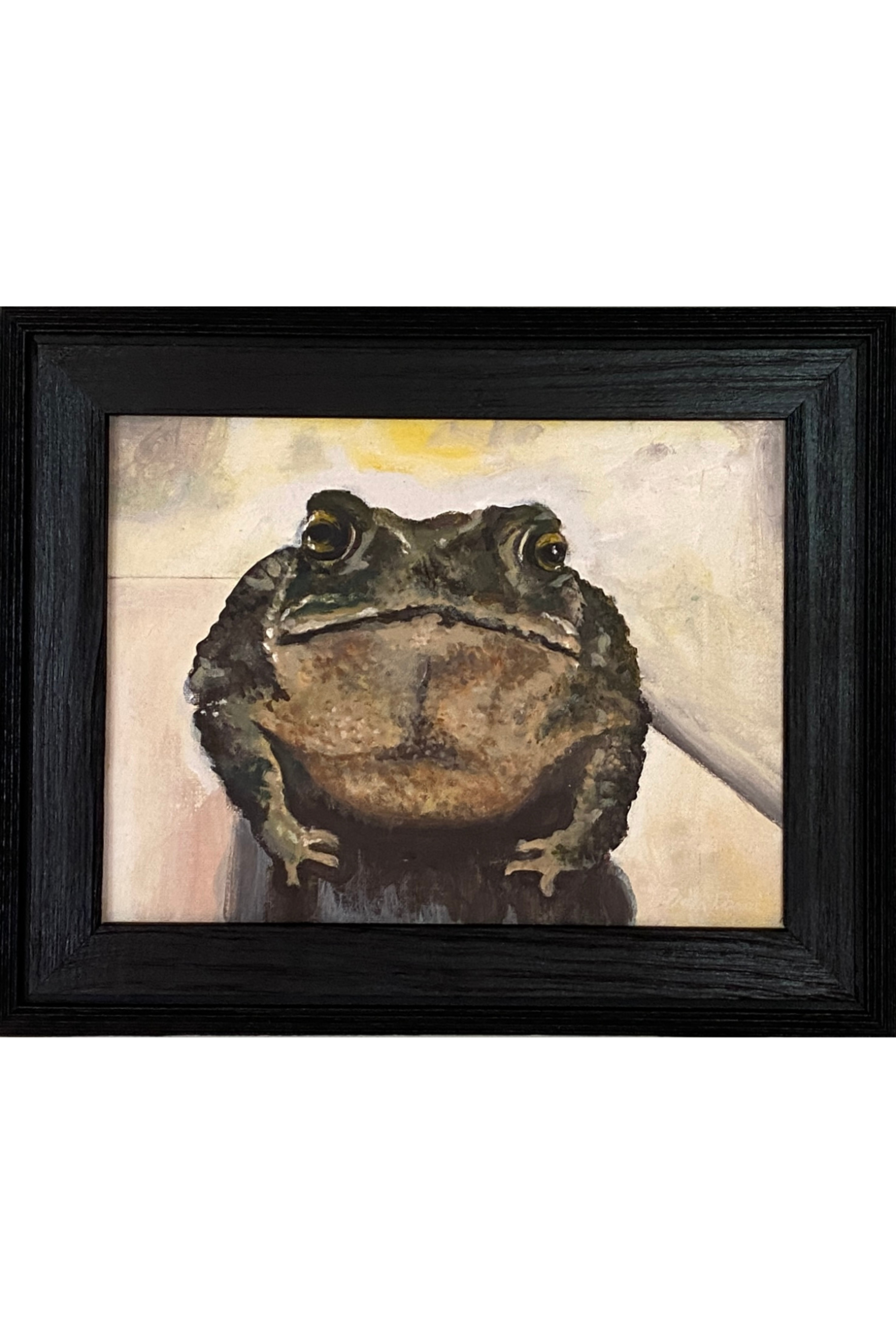 Froggy McFrogface - 9” x 12” Original Frog Painting
