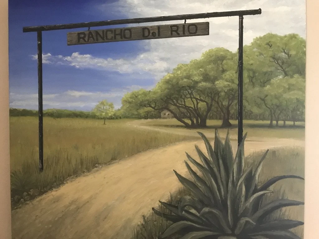 Front gate landscape painting