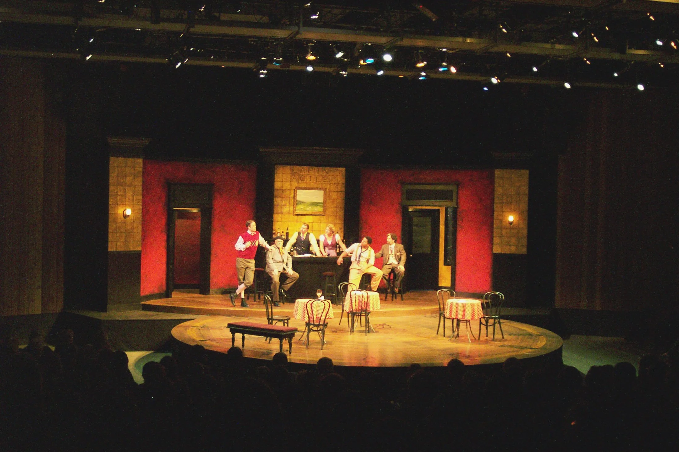 Set painting for theatrical production