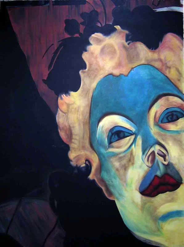 Giant painted backdrop