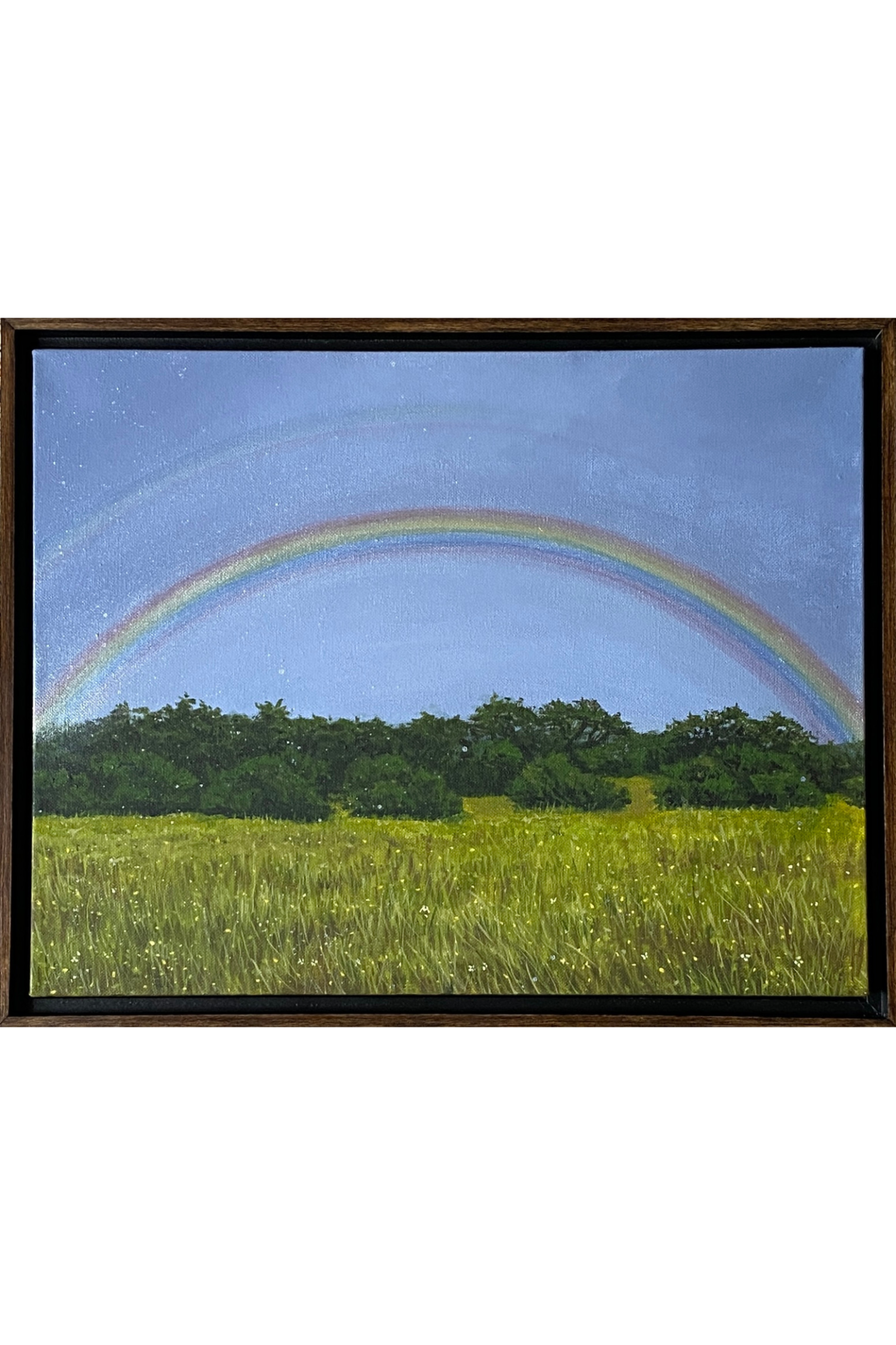 Rainfall Euphoria - 14” x 18” Original Texas Landscape Painting