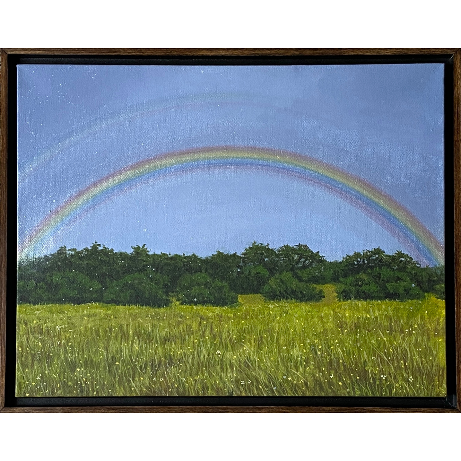 Rainfall Euphoria - 14” x 18” Original Texas Landscape Painting