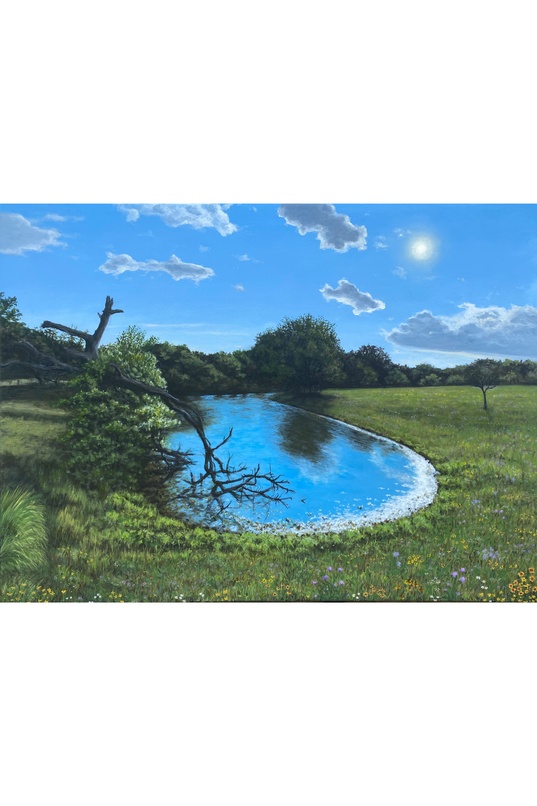 Spring Oasis - 30” x 40” Original Landscape Painting