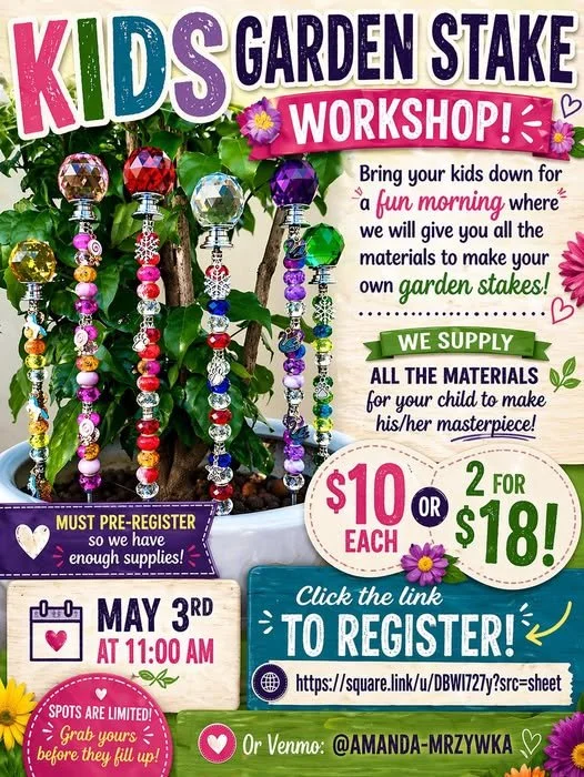 Kids Garden Stake workshop
