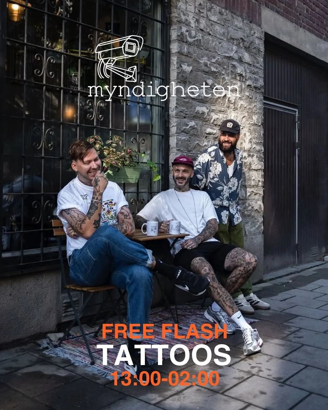 Myndigheten Tattoo Studio will be open all day and all night at Arkad Furniture Festival! 

Flash tattoos, first come, first served - and best of all, free of charge! 

Find them in Hus 25 during the day, and at Bar 15 during the afterparty 🧡

@mynd