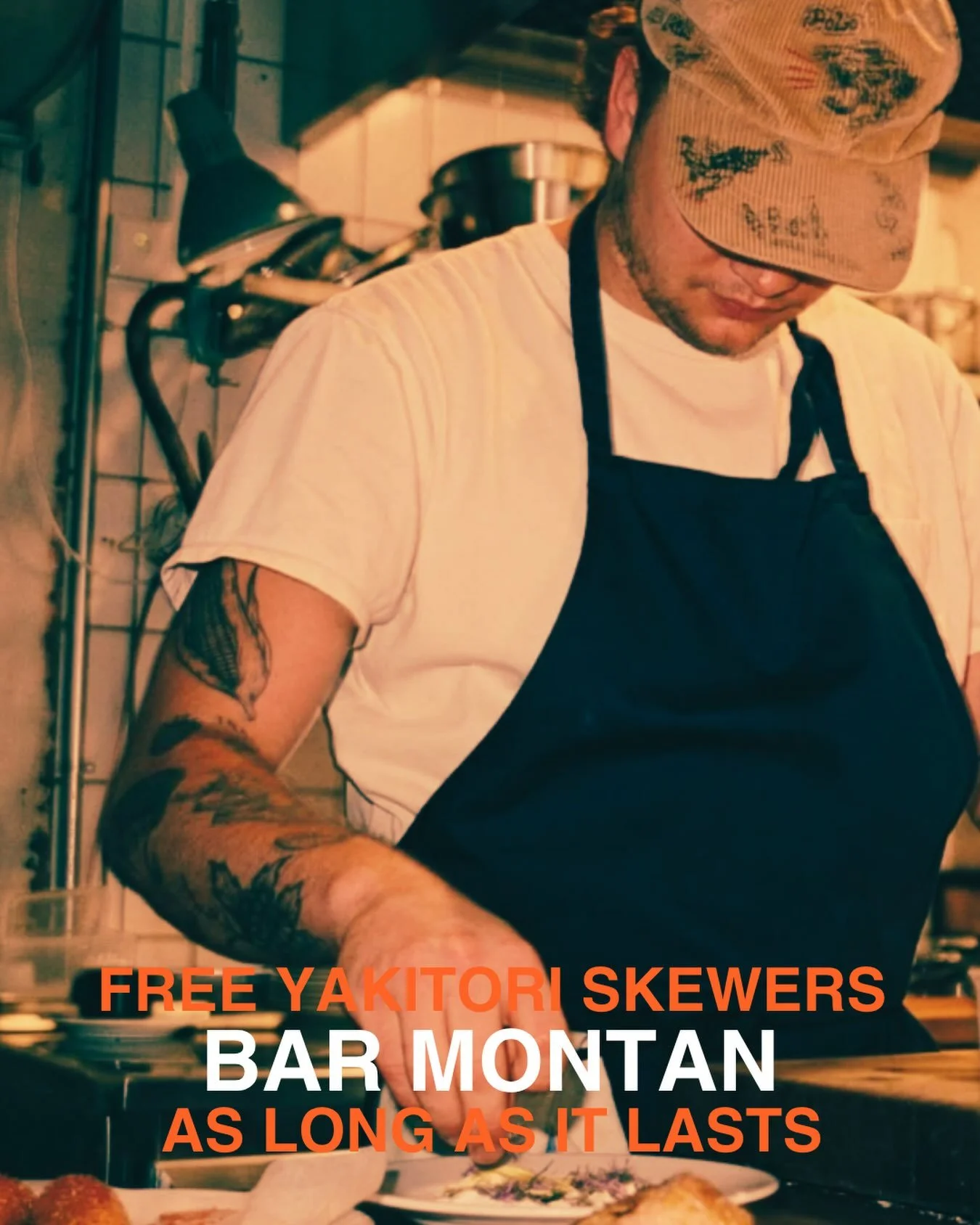 We&rsquo;re so happy to be collaborating with Bar Montan!🔥 

To celebrate the occasion, they&rsquo;re firing up the grill and serving up yakitori skewers - as long as they last! 

Come by, grab a skewer, and celebrate with us!🧡

@barmontan