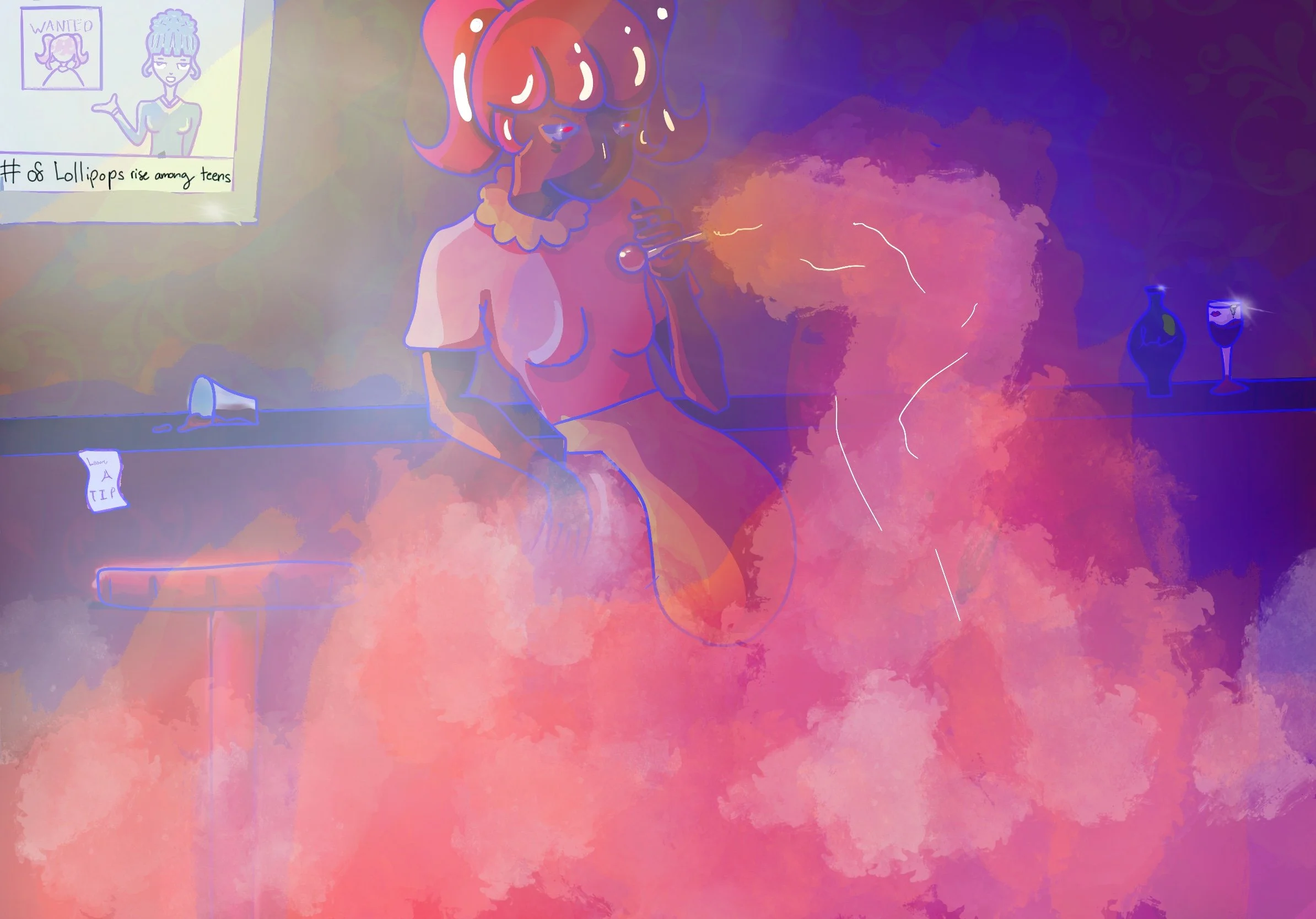 Addictive Candy, procreate ©2025