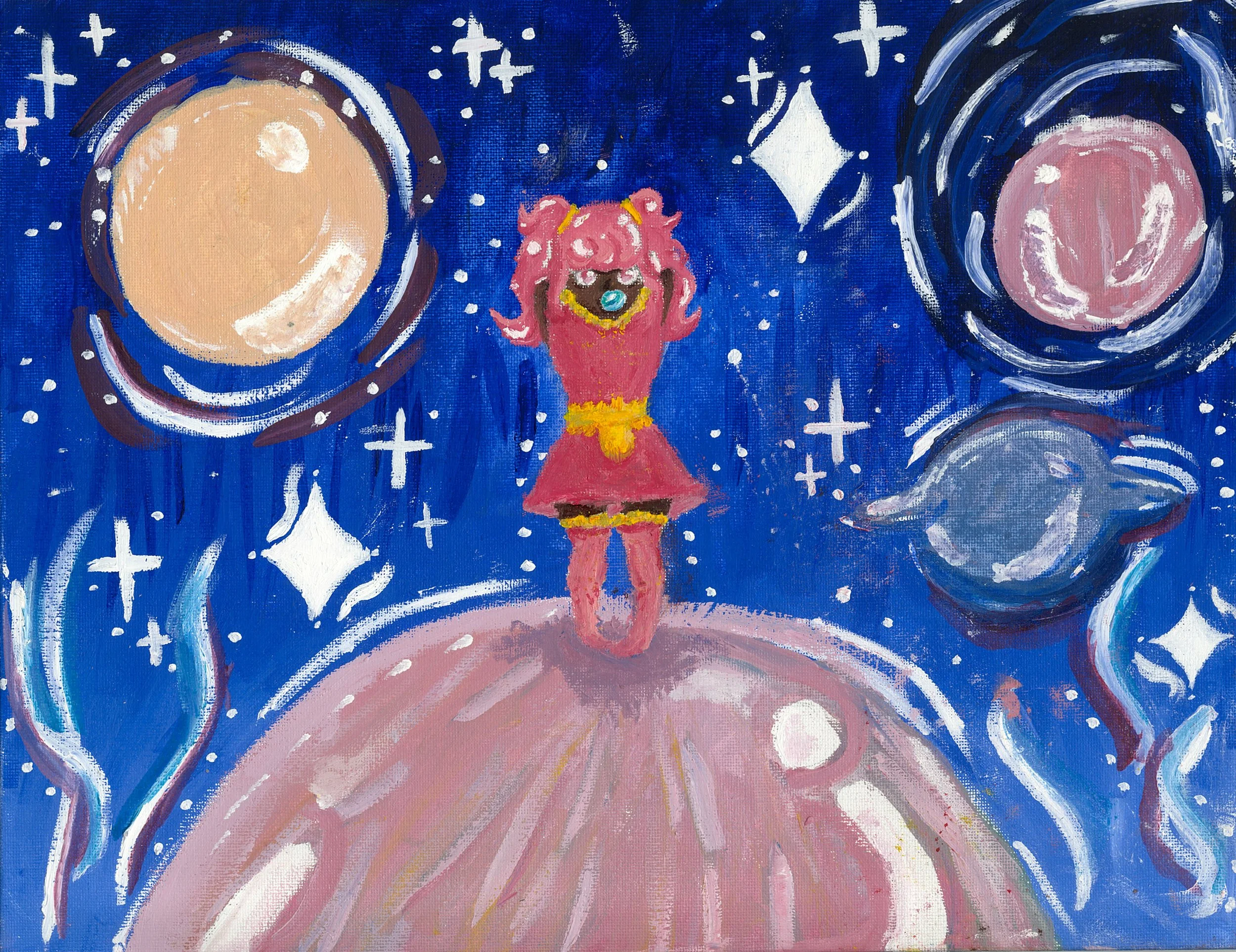 Untitled, acrylic on canvas, 11 x 14 inches ©2025