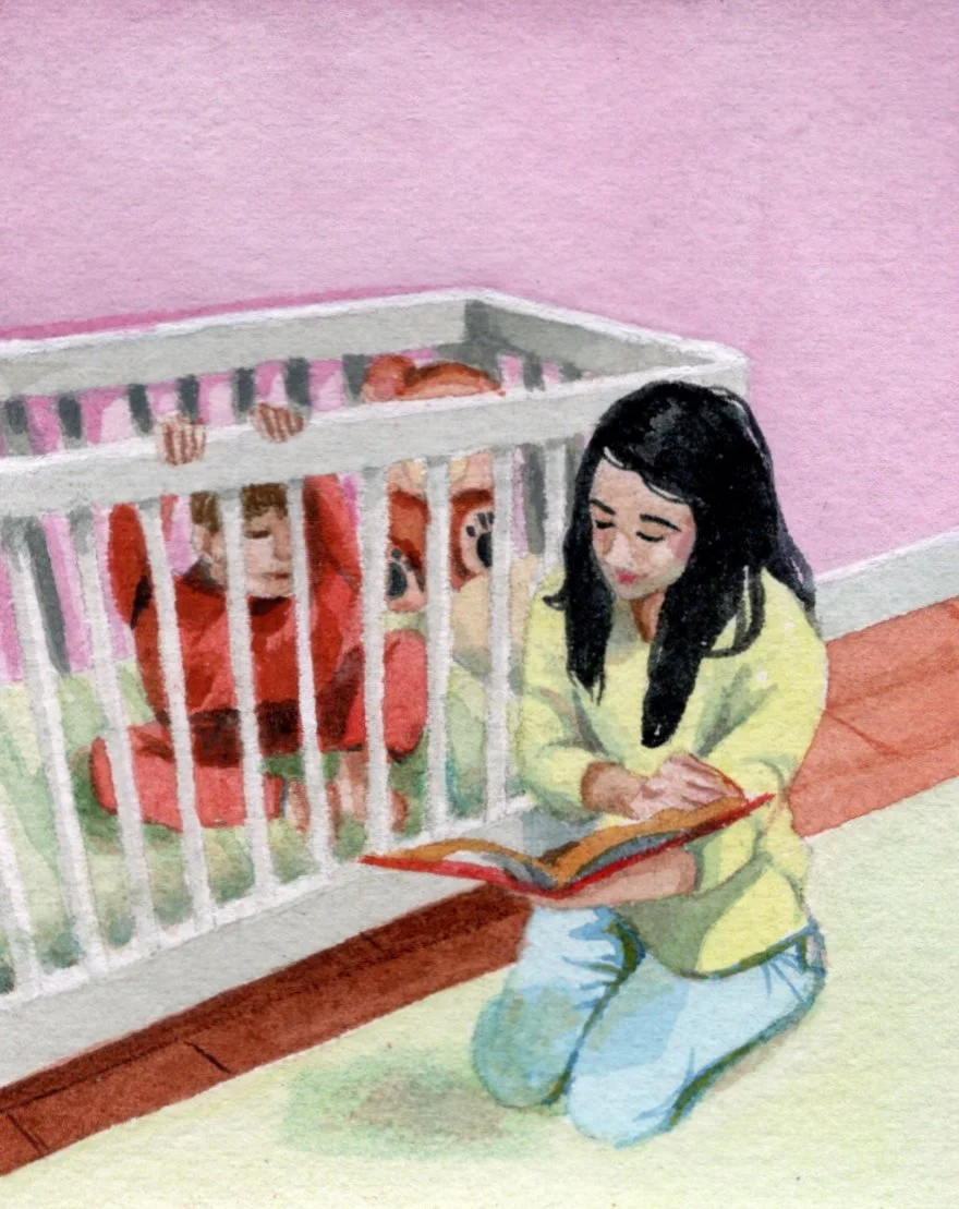 Untitled, watercolor, 3.75 x 3 inches ©2026