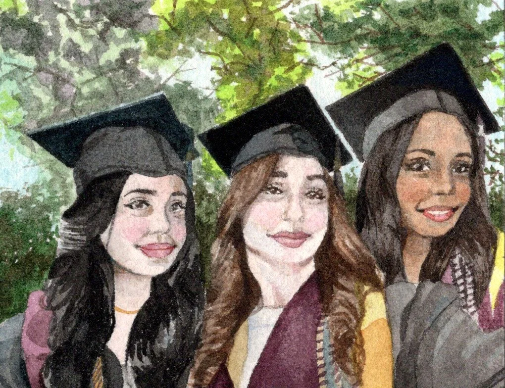 Untitled, watercolor, 2.75 x 3.5 inches ©2026