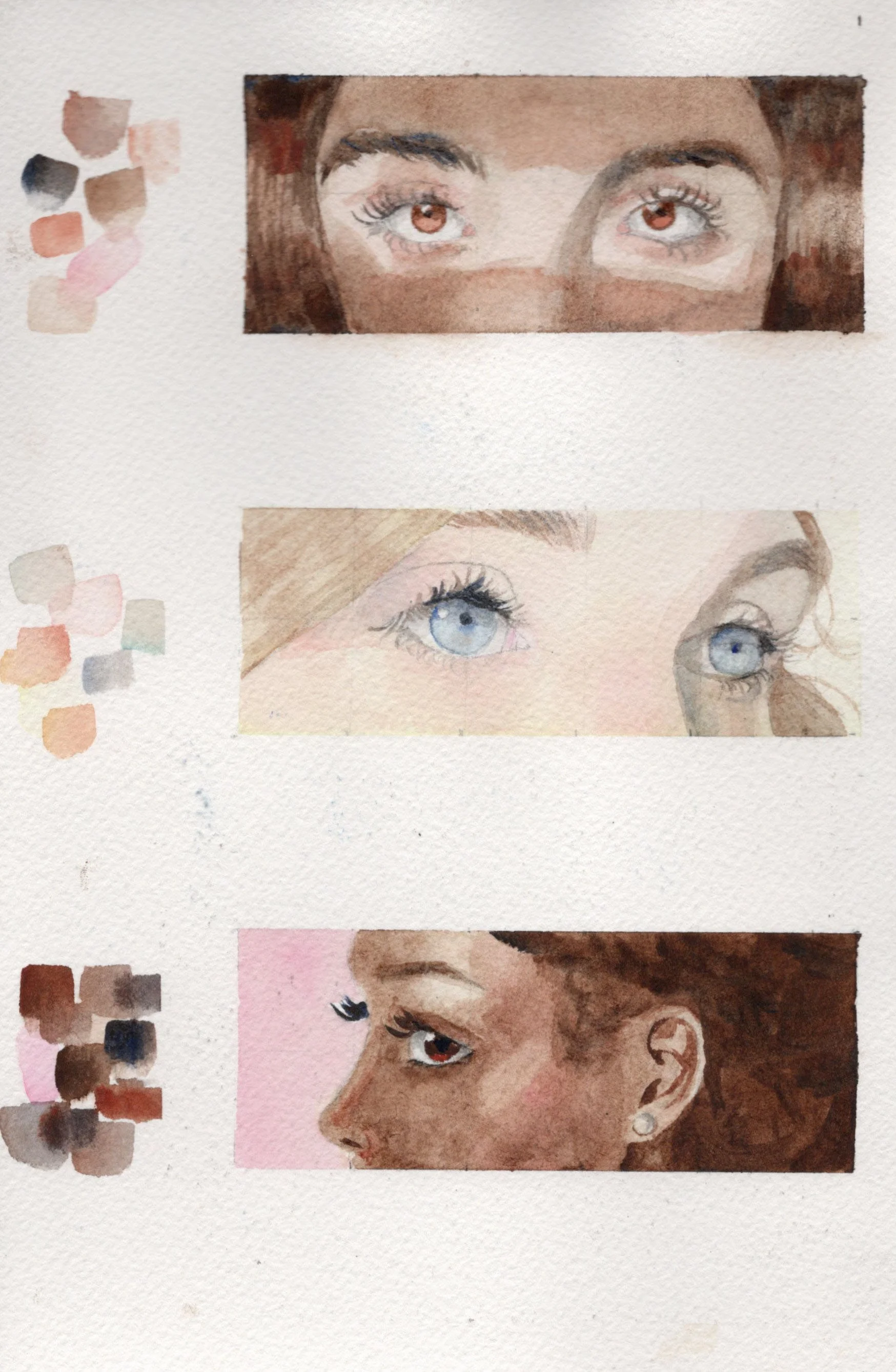 Untitled, watercolor, 9 x 6 inches ©2026