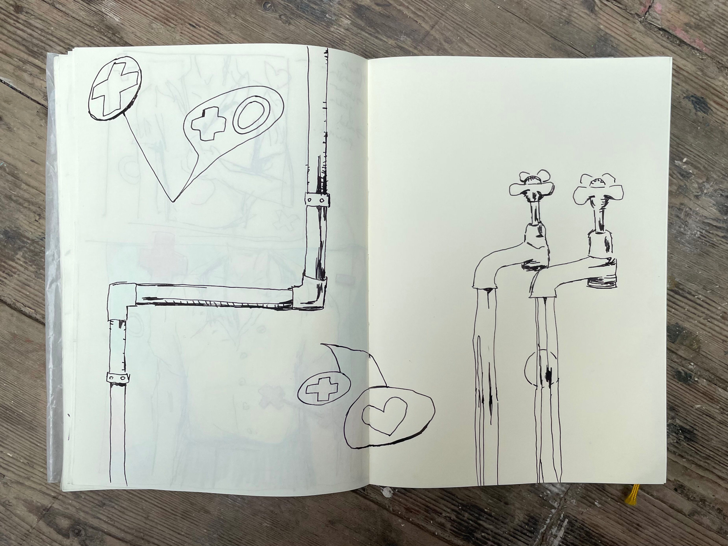 Ink on paper, 2026.