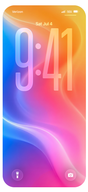 Colorful abstract swirls 