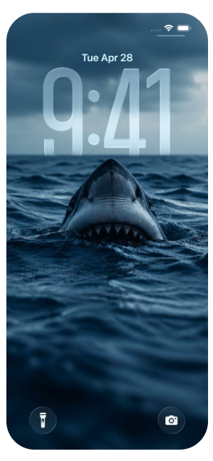 Shark Head ocean wallpaper aesthetic depth sea oled 4k wallpaper