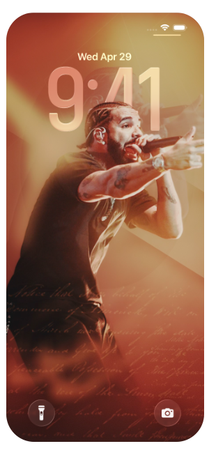 drake oled wallpaper rap hip hop iPhone android iOS 4k