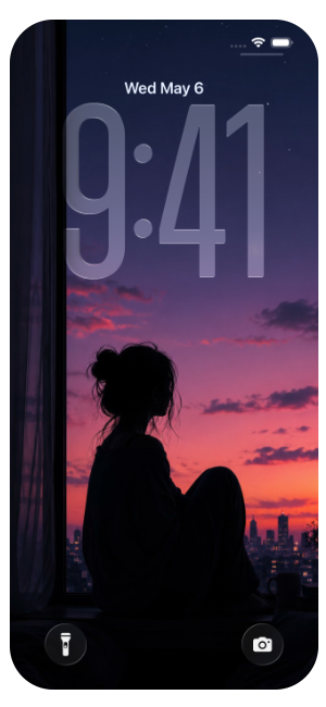 lonely skyline lonely girl wallpaper