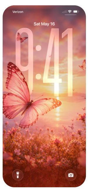 Sunset Butterflies