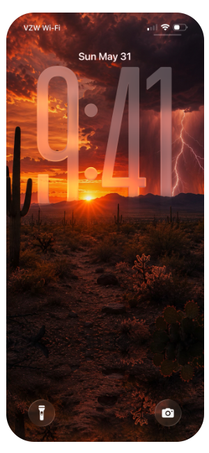 4k landscape of desert storm wallpaper