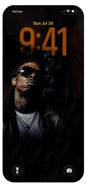 oled wallpaper of lil Wayne young money weezy for iphone